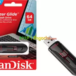 SanDisk Cruzer Glide 3.0 USB Flash Drive – 64GB, Fast & Secure Storage in Ethiopia
