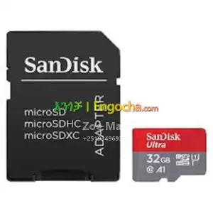 SanDisk Ultra microSDHC UHS-I Card with Adapter 32GB in Ethiopia