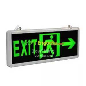 Sign Board EXIT Down Lighting Green LED Light Price in Ethiopia