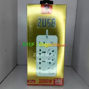 TEXAS ST-13 Power Socket 6 Sockets 2 USB in Ethiopia