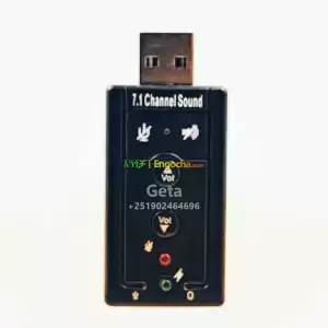 USB ሳውንድ ካርድ (USB Sound Card) in Ethiopia