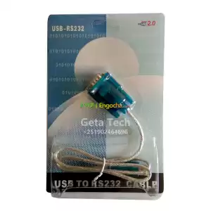 USB to RS232 Serial Converter Cable (USB 2.0) Price in Ethiopia