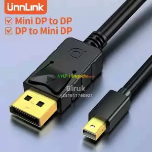 mini dp to dp Mini display port to Display port Price in Ethiopia