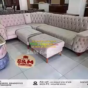 cozy L shape sofa with 2 boxes Price in Ethiopia