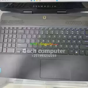 ALIENWARECore i7Ram:16GB Storage:512GB SSD Generation:9thScreen size :15''Graphics card:N in Ethiopia