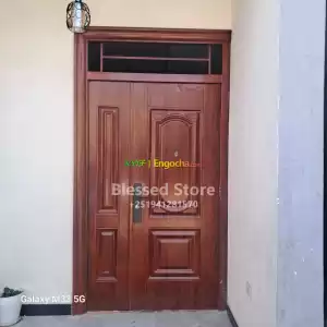 Stainless still Metal Secured Door in Ethiopia