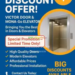 victor-door and MONA-Go Elevator Price in Ethiopia