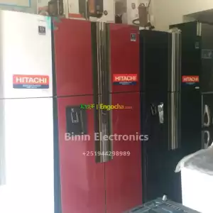 Hitachi Refrigerator Side by Side 4-Doors deliver in Ethiopia