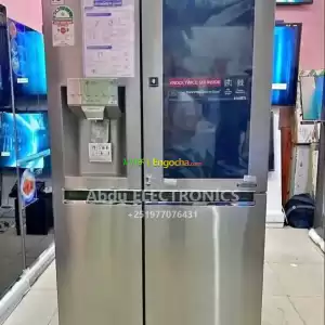 Lg uv nano knock twice see inside side by side door instaview Refrigerator in Ethiopia