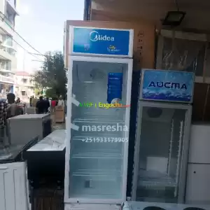 Midea display fridge in Ethiopia