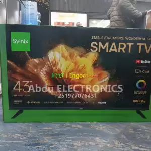 Syinix 43 INCH SMART 4K UHD TV in Ethiopia