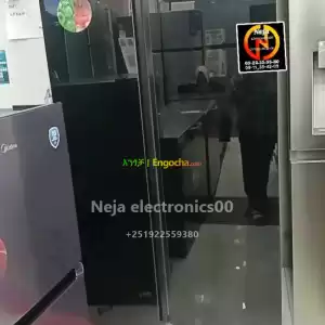 midea refrigerator 510L Side by Side fridges black delivery in Ethiopia