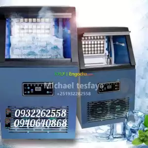 በቀን እስከ 50k.g የማምረት አቅም ያለው የበረዶ ማምረቻ ማሽን Stainless Steel Commercial Ice Cube Maker Machi Price in Ethiopia
