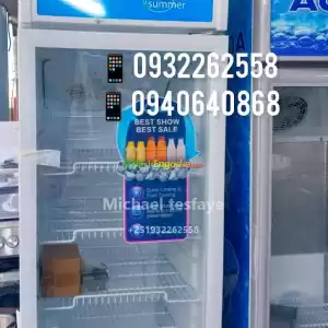 ‎Midea 432s Showcase‎️Net Litter 309L‎️FRISH AND HEALTHY‎️Energy saving‎️KEEP YOUR DRINKS Price in Ethiopia