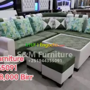 B Style Sofa design with table Price in Ethiopia