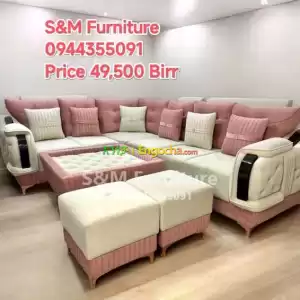 B Style Sofa design with table Price in Ethiopia
