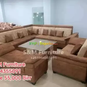B Style Sofa design with table Price in Ethiopia