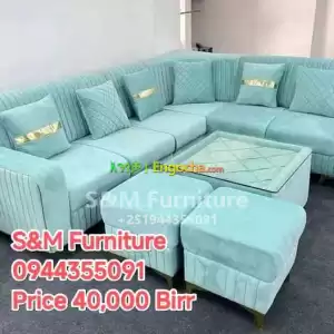 B Style Sofa design with table Price in Ethiopia