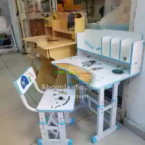 Colorful Baby Study Table & Chair Set – Adjustable & Fun Design in Ethiopia