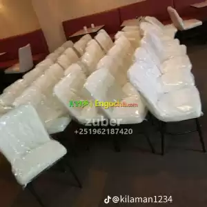 DINING CAFE RESTAURANT HOTEL CHAIRS AND TABLE Price in Ethiopia