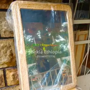 Handmade Rope-Wrapped Mirror – Rustic Charm for Any Space Price in Ethiopia