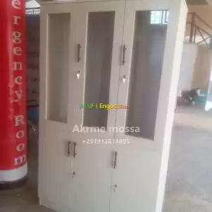 High quality office 3 door shelf in Ethiopia