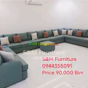 U Shaped Sofa Big sized Design Price in Ethiopia