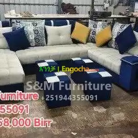 U shaped Sofa with table in Ethiopia