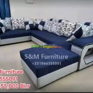 U shaped Sofa with table Price in Ethiopia