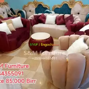 circle Style Sofa design with table Price in Ethiopia