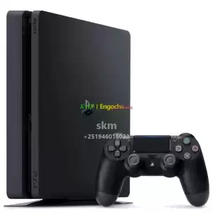 PlayStation 4 Slim 500GB | 2 Joysticks | FIFA 2024 Installed | Almost New Price in Ethiopia