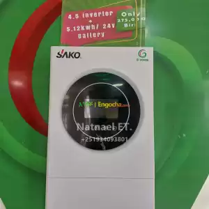 Hybrid Inverter and Lithium-ion battery  Price in Ethiopia