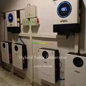 Hybrid inverter and lithium ion battery power backup in Ethiopia
