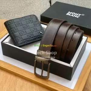 Mont Blanc Brand Wallet and Belt for Men in Ethiopia