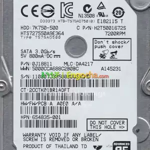 Hitachi Travelstar 5k750 Hard Disk Drive (Hdd) in Ethiopia