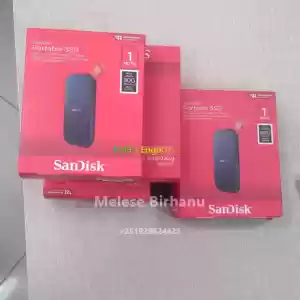New External Sandisk 1TB ssd hard diskportable in Ethiopia