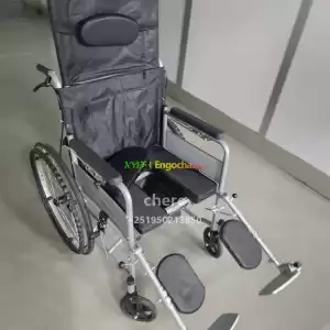 commode wheelchair with reclination in Ethiopia