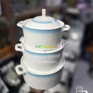  Elegant White Porcelain Bowl Set ️ Price in Ethiopia