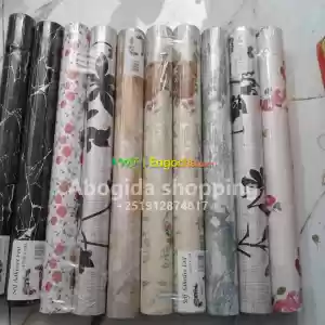  Marble Self Adhesive Sticker️ ውሃ፣ ዘይት እና እሳት የሚቋቋም ስቲከር️ የራሱ መለጠፊያ ያለው️10ሜትር ርዝመት በ 45ሳሜ in Ethiopia