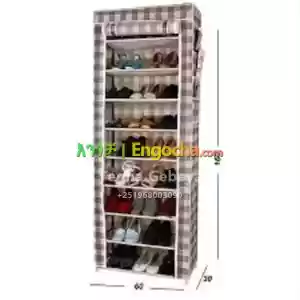 10-Layer Shoe Cabinet Dustproof Cover in Ethiopia