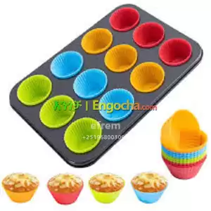 12-Piece Muffin Pan for Muffin Tray in Ethiopia