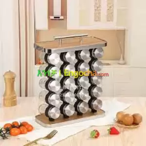 16pcs Stainless Steel Spice Rack in Ethiopia