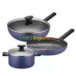 3-Piece Non-Stick Cookware Set Price in Ethiopia