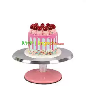 Cake Turntable Set – 31 CM 360° Rotating Stand Price in Ethiopia