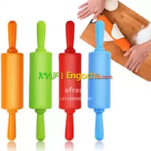 Colorful Silicone Rolling Pin Medium Size Non-Stick Rolling Pin Price in Ethiopia