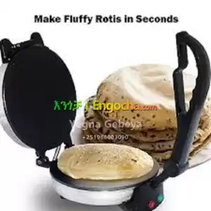 Electric Chapati Maker – Non-Stick Roti Press in Ethiopia