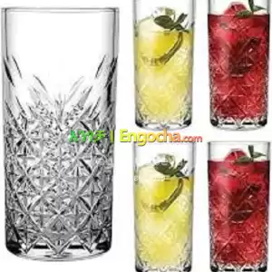 Frozen Glacier Design Water & Juice Glass Set in Ethiopia