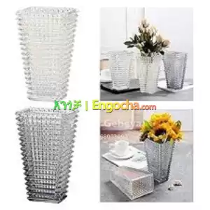 High-Quality Large Cylinder Glass Flower Vase in Ethiopia