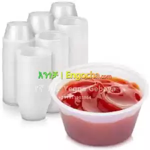 Ketchup and Mayonnaise Plastic Cups in Ethiopia