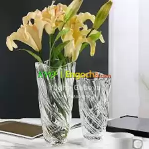 Luxurious Crystal Glass Flower Vase in Ethiopia